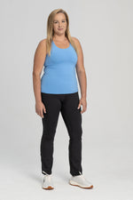 Super miękkie spodnie sportowe z wysokim stanem i prostymi nogawkami model Kolumna