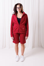 Stylowy total look BalticBird w kolorze bordeaux – sportowo i kobieco.