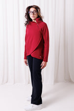 Bluza Papaya Bordeaux w rozmiarach S–3XL – kobiecy fason dla sylwetek plus size.
