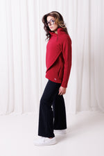 Bluza Papaya Bordeaux BalticBird – wykonana w Polsce z wysokogatunkowej bawełny premium.